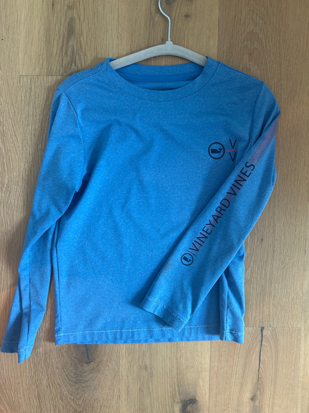 Vineyard Vines Heathered Blue Performance Tee